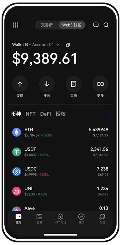 欧易OKX设备展示图